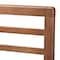 Baxton Studio Calisto Mid-Century Walnut Brown Finished Wood Full Size Platform Bed 156-9407-9422 - alternate 10